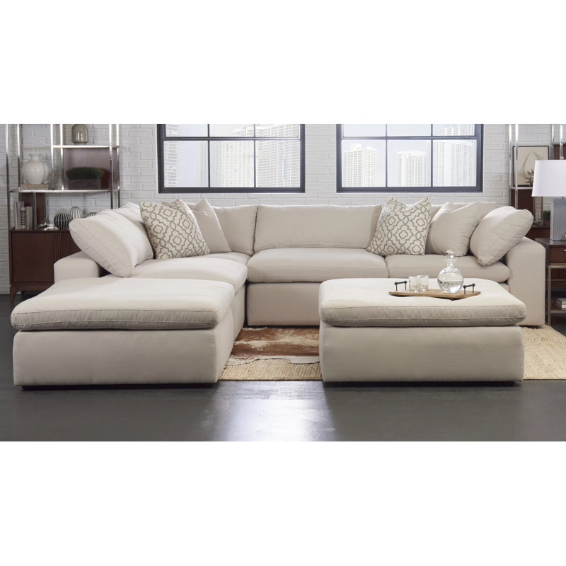 Latitude Run Kadence Reversible Modular Sectional with Ottoman & Reviews Wayfair